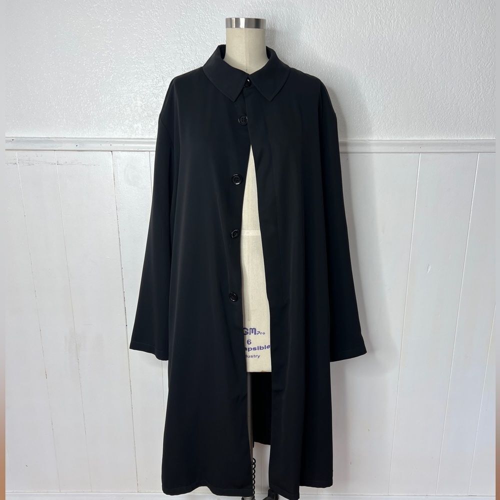 Vintage retro Giorgio Armani made in Italy black oversize Y2K 90s jacket XL